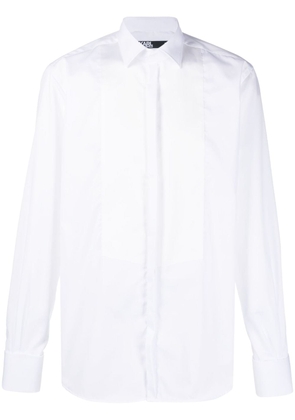Karl Lagerfeld long-sleeve cotton shirt - White