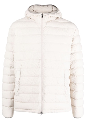 Herno padded-design hooded jacket - Neutrals