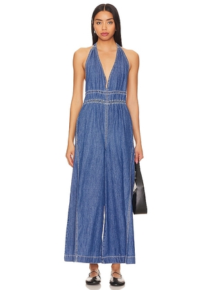 Free People x We The Free Sunrays One Piece in Blue. Size L, S, XL, XS.