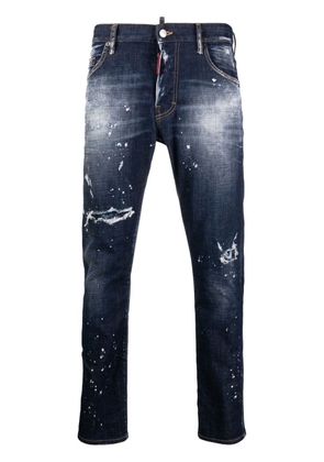 Dsquared2 distressed slim-cut jeans - Blue