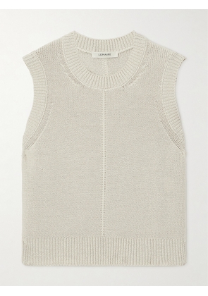 LEMAIRE - Cotton Vest - Ivory - x small,small,medium,large,x large