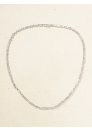 Suzanne Kalan - 18-karat White Gold Diamond Necklace - One size