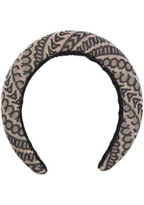 Marc Jacobs logo-jacquard headband - Neutrals