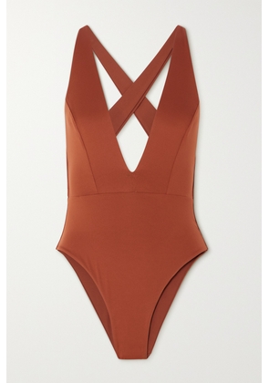 Max Mara - Cristel Open-back Swimsuit - Red - x small,small,medium,large,x large