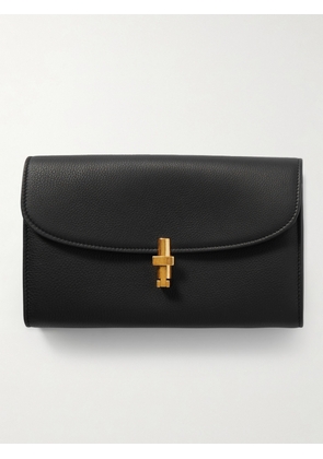 The Row - Sofia Textured-leather Wallet - Black - One size