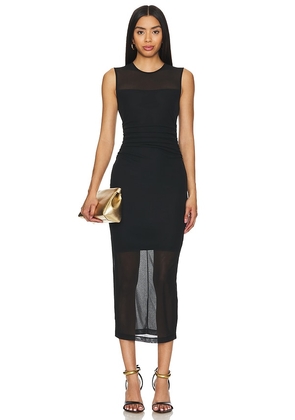 Amanda Uprichard Sleevless Lyle Dress in Black. Size M, S, XL, XS.