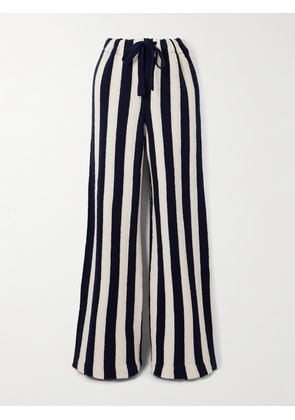 The Elder Statesman - Striped Cotton Straight-leg Pants - Multi - x small,small,medium,large