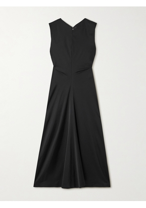 Proenza Schouler - Ella Satin Midi Dress - Black - US0,US2,US4,US6,US8,US10,US12