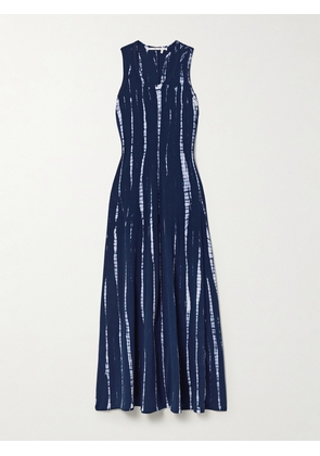 Proenza Schouler White Label - Nikki Tie-dyed Cotton-blend Jersey Maxi Dress - Blue - x small,small,medium,large,x large