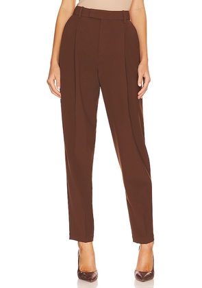 L'Academie Prudence Trouser in Brown. Size XS.