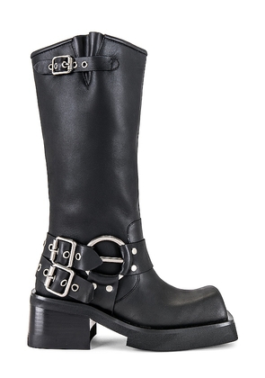Jeffrey Campbell Fraudulent Boot in Black. Size 8.
