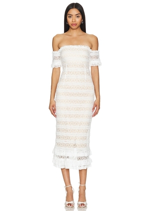 LIKELY Milaro Dress in White. Size 00, 10, 12, 2, 4, 6, 8.
