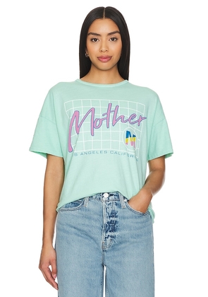 MOTHER The Big Deal Tee in Green. Size M, S, XL, XS.