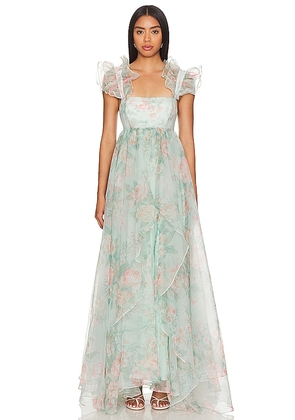 Selkie The Recital Gown in Mint. Size 5X, 6X, L, XS.