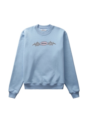 Wahine Dolphin Sweater in Blue. Size L, M, S, XS.