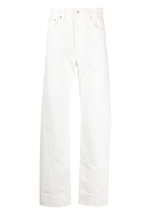 Lanvin Twisted straight-leg jeans - White