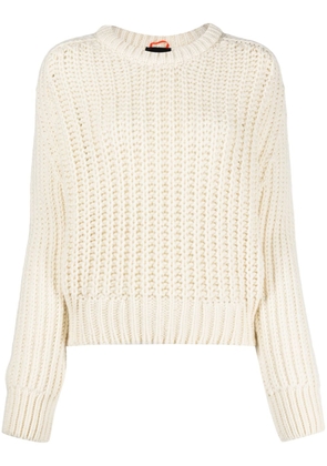 Parajumpers Deanna chunky-knit jumper - White