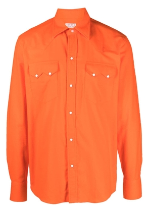 FURSAC button-up cotton shirt - Orange