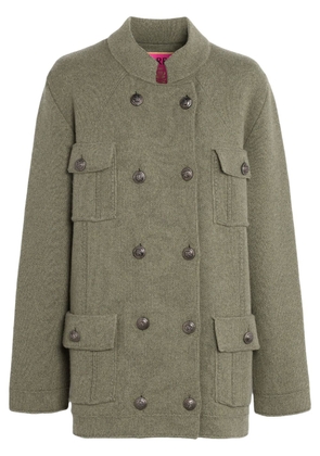 Barrie military cashmere-blend cardigan - Green