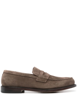 Premiata suede moccasin loafers - Brown