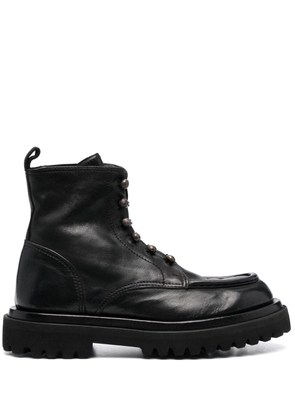Officine Creative Wisal 103 leather ankle boots - Black