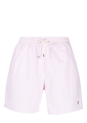 Polo Ralph Lauren embroidered-logo swim shorts - Pink