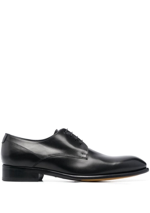 Doucal's 32mm leather derby shoes - Black