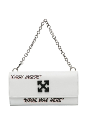 Off-White Pre-Owned 21th Century Jitney Quote Wallet on Chain baguette