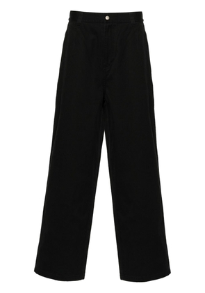 Stüssy straight-leg cotton trousers - Black