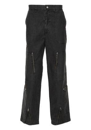 Stüssy NyCo ripstop tapered trousers - Black