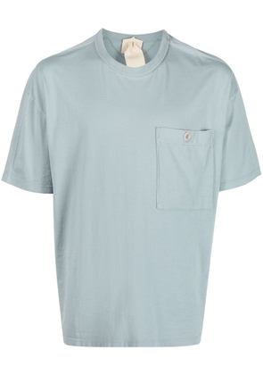 Ten C logo-patch T-shirt - Blue