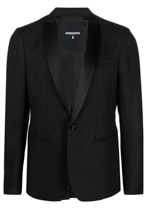 Patrizia Pepe slim-cut tuxedo suit jacket - Black