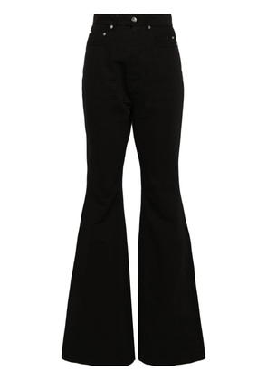 Rick Owens DRKSHDW Bolan cotton bootcut trousers - Black
