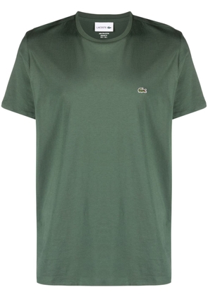 Lacoste logo-patch jersey T-shirt - Green