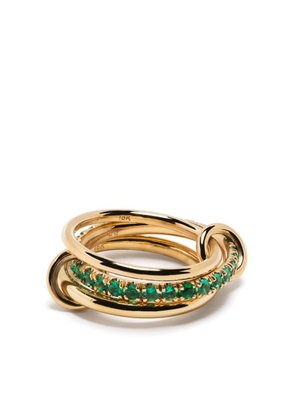 Spinelli Kilcollin 18kt yellow gold Petunia emerald ring
