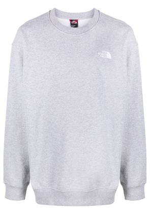 The North Face logo-print cotton-blend sweatshirt - Grey