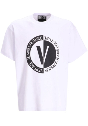 Versace Jeans Couture logo-print cotton T-shirt - White
