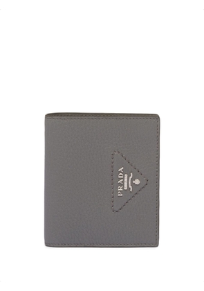 Prada Saffiano-leather bi-fold wallet - Grey