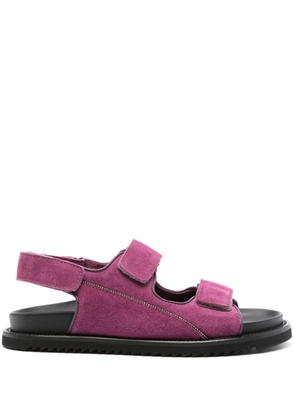 Doucal's Coco suede sandals - Purple