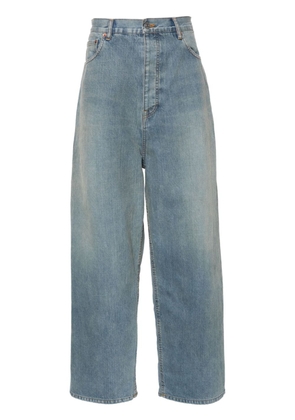 Balenciaga mid-rise wide-leg jeans - Blue