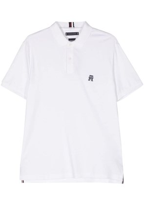 Tommy Hilfiger logo-embroidered polo shirt - White