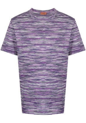 Missoni marled crew neck T-shirt - Purple