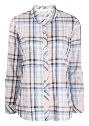 Barbour Seaglow checked shirt - White