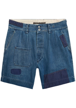 Ralph Lauren RRL patchwork-design shorts - Blue