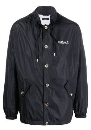 Versace hooded lightweight jacket - Black
