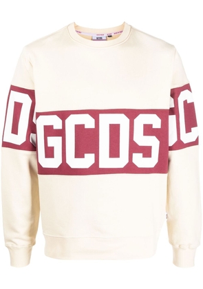Gcds logo-print sweatshirt - Neutrals