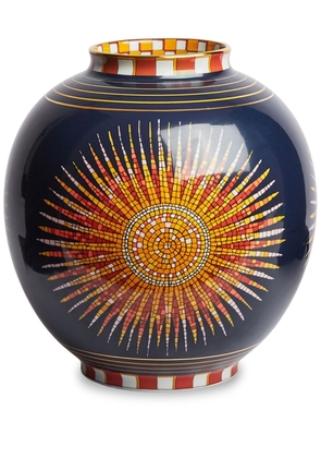 La DoubleJ Bubble Sunrays vase (23cm x 21,5cm) - Blue