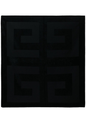 Givenchy 4G embossed towel - Black