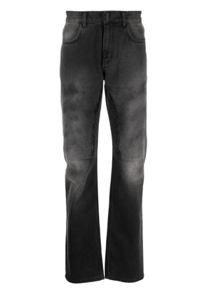 Givenchy straight-leg stonewashed jeans - Black