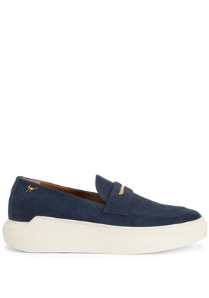Giuseppe Zanotti The New Conley suede loafers - Blue
